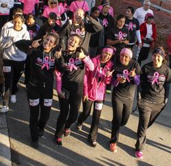 Jags walk for breast cancer