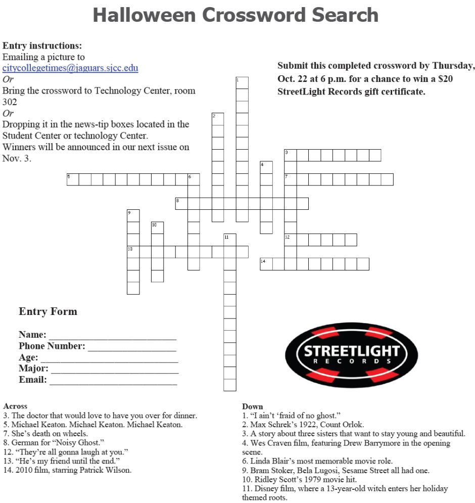 Crossword Puzzle City College Times