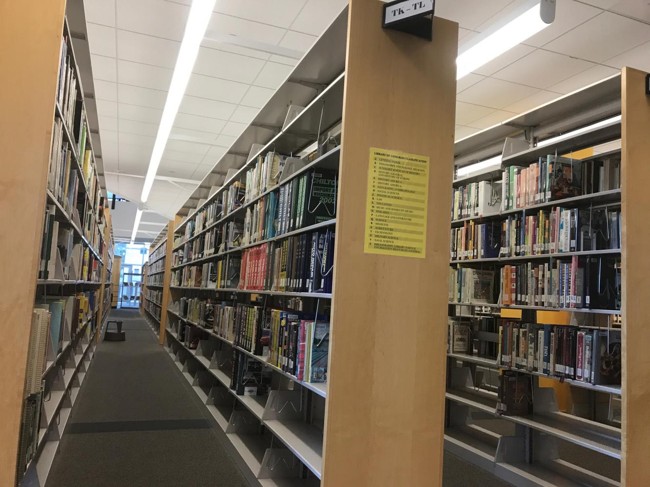 The Cesar Chavez library during daytime hours at San Jose City College Thursday, May 18.