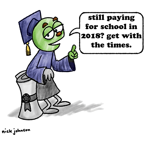 Free College Illustration