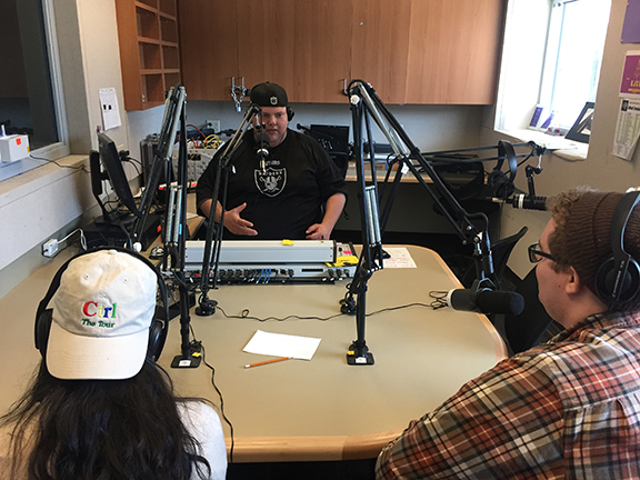 Joeanna Lopez and Nick Johnson from the SJCC times interviewed by Big Nick, KJCC Radio DJ.