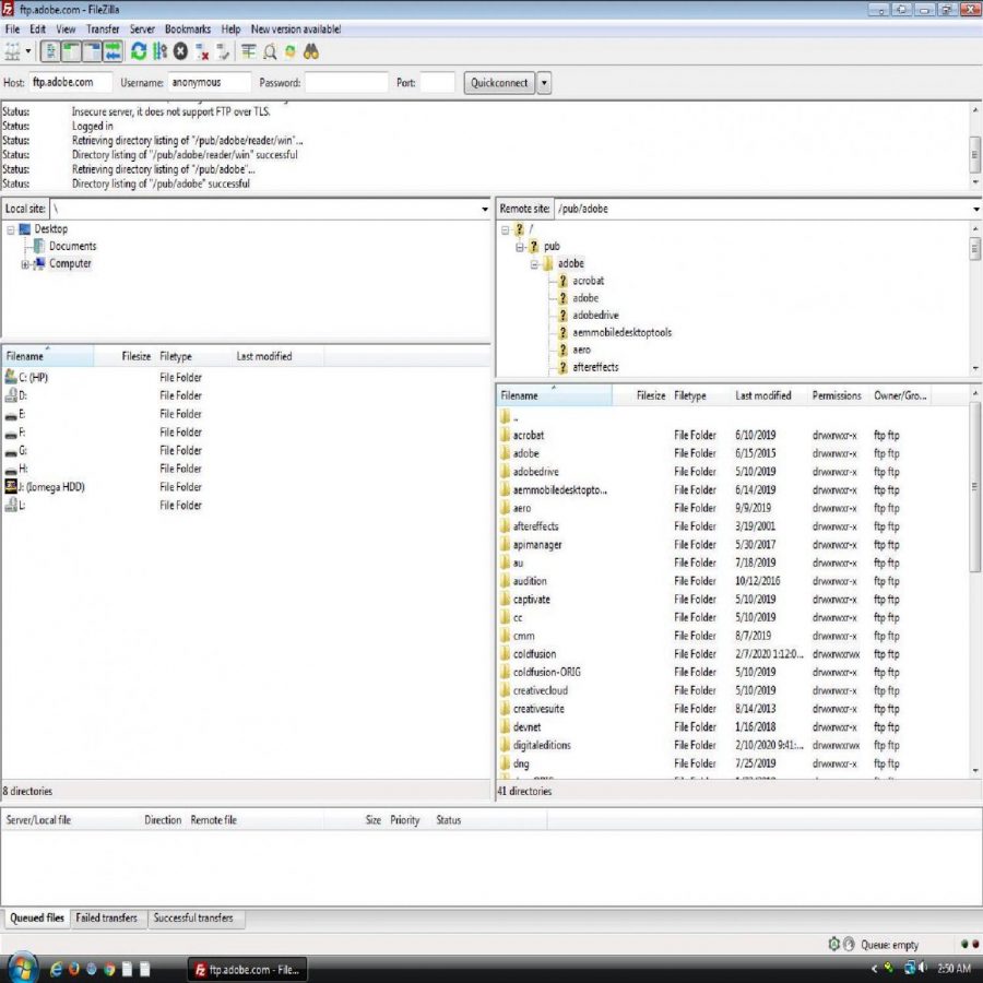FileZilla FTP client allows allows people to download resources onto their computer that will optimize their software.