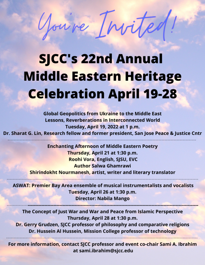 SJCC celebrates Middle Eastern heritage month