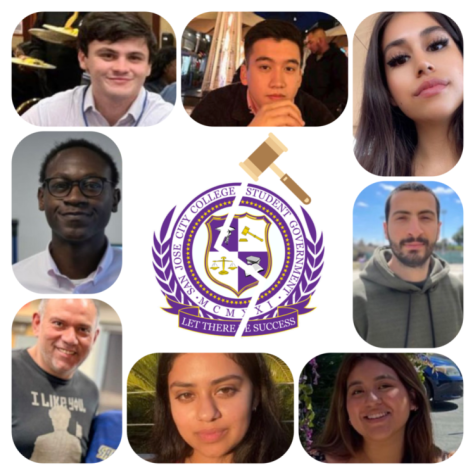 The eight ASG members: Leif Benson (Top Left), Denim Sperisen (Top Middle), Skylar Alikoi Dy (Top Right), Vitumbiko Kambilonje (Middle Left), Mohamad Shaar (Middle Right), Javi Vallejo (Bottom Left), Xitlaly Martinez (Bottom Middle) and Valeria Graciela Herrera Vasquez (Bottom Right) allegedly violated The Brown Act of 1953 twice this semester. ASG has not yet made a public comment addressing their violation. 