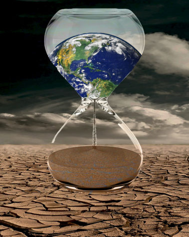 Once its gone its gone, climate change is growing and is depleting the Earth.