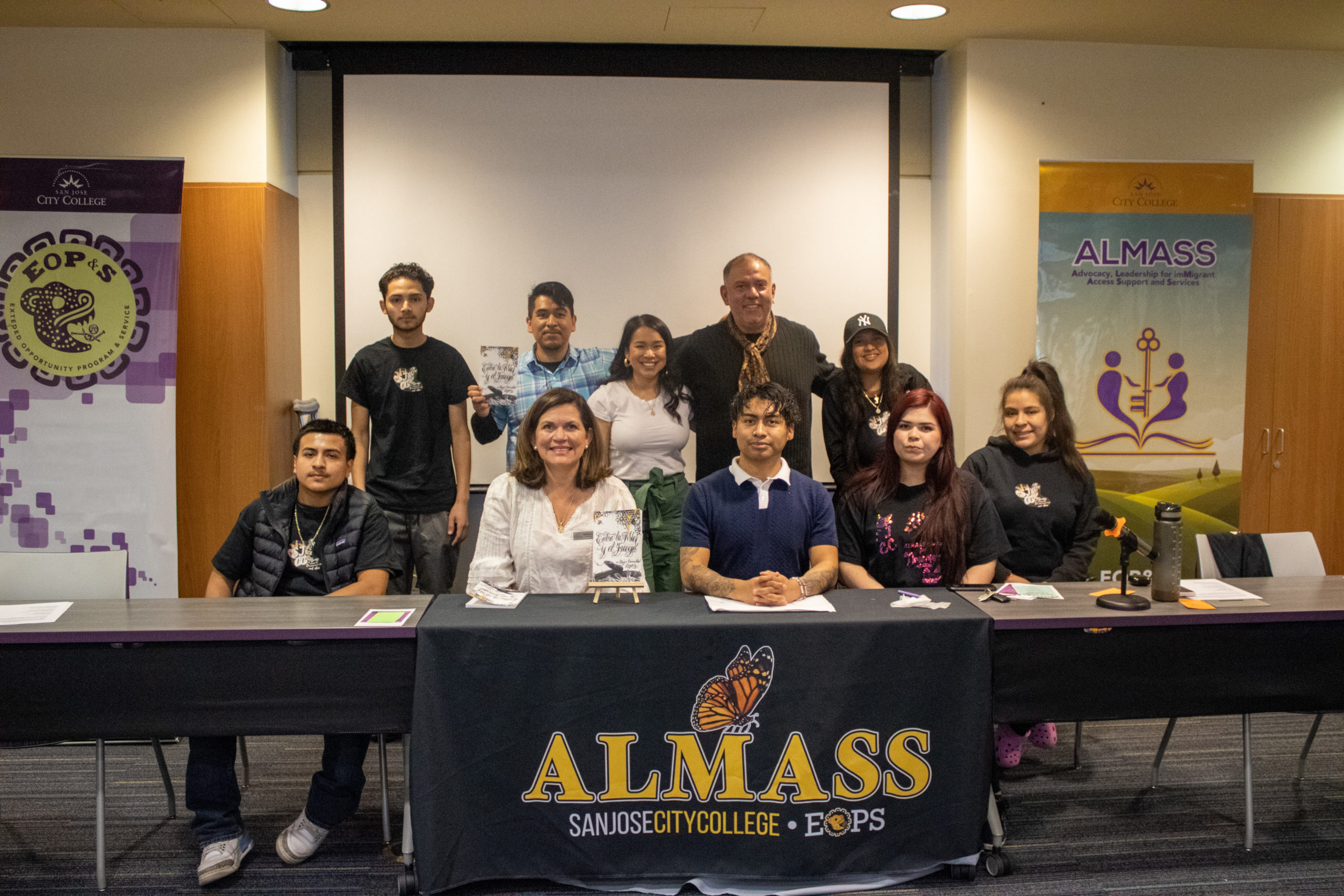ALMAAS members pose for group photo in room SC-203 Friday afternoon, April 22nd.