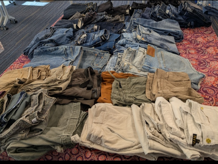 Jeans at Jaggy's Trading Post.